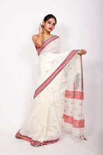 Load image into Gallery viewer, Pure Cotton Baluchari - Off white
