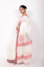 Load image into Gallery viewer, Pure Cotton Baluchari - Off white
