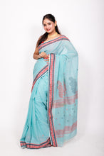 Load image into Gallery viewer, Pure Cotton Baluchari - Sky
