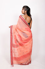 Load image into Gallery viewer, Pure Cotton Baluchari - Peach
