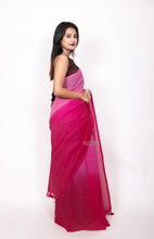 Load image into Gallery viewer, Mul cotton zari stripe - Pink and Magenta

