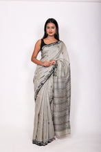 Load image into Gallery viewer, Pure matka thread work -  Grey
