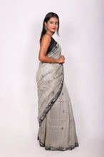 Load image into Gallery viewer, Pure matka thread work -  Grey
