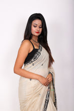 Load image into Gallery viewer, Pure matka thread work -  Light beige
