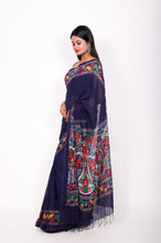 Load image into Gallery viewer, Pure cotton jongla print - Navy blue
