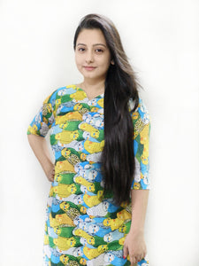 Parrot Dress- Longline Shirt