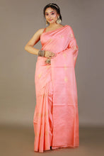 Load image into Gallery viewer, Pink Semi-Tussar Silk Saree
