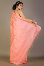Load image into Gallery viewer, Pink Semi-Tussar Silk Saree
