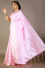 Load image into Gallery viewer, Baby Pink Silk Saree With Zari Work
