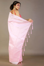 Load image into Gallery viewer, Baby Pink Silk Saree With Zari Work
