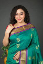 Load image into Gallery viewer, Green Bomkai Silk Saree
