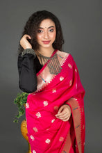 Load image into Gallery viewer, Red Paithani Silk Saree
