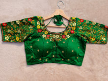 Load image into Gallery viewer, Heavy Embroidery Blouse with moti highlights
