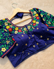 Load image into Gallery viewer, Heavy Embroidery Blouse with moti highlights

