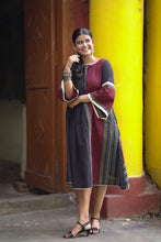Load image into Gallery viewer, Abhoya- Black Cotton Dress
