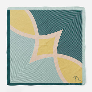 The combo of Silk Pocket Square & Cotton Scarf