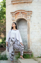 Load image into Gallery viewer, Chattan Oversized Drape Top with Harem Pant Co-Ord Set
