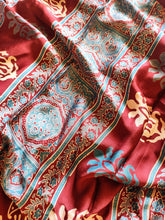 Load image into Gallery viewer, Crimson Whispers Handcrafted Ajrakh Modal Silk Saree
