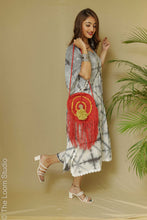 Load image into Gallery viewer, Dreamcatcher Boho Hand Crochet Sling Bag
