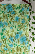 Load image into Gallery viewer, Green Floral Chiffon
