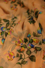 Load image into Gallery viewer, Peach Floral Chiffon
