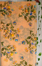 Load image into Gallery viewer, Peach Floral Chiffon
