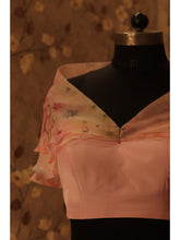 Load image into Gallery viewer, Organza cape Blouse

