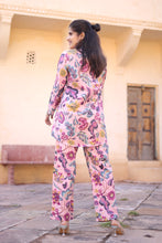 Load image into Gallery viewer, Jahan-Ara - Pink Floral Co-ords Set
