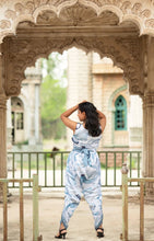 Load image into Gallery viewer, Leher Crossed Neck Top and Dhoti Pant Co-Ord Set
