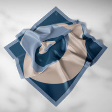 Load image into Gallery viewer, Sleepless in Seattle, the combo of Silk Pocket Square &amp; Silk Scarf
