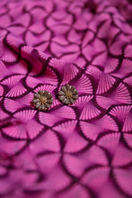 Load image into Gallery viewer, Pink Kaleidoscope Chiffon over Black
