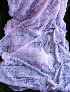 Rangeen Lahar Hand Embroidered Georgette Chikankari Saree