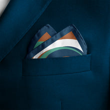 Load image into Gallery viewer, Pixelated Planet Silk Pocket Square
