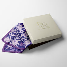 Load image into Gallery viewer, Lilac Loom Silk Pocket Square
