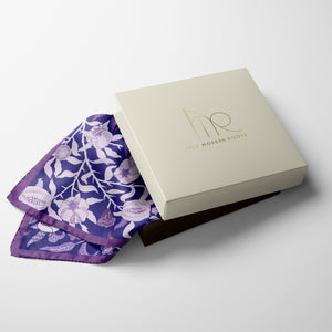Lilac Loom Silk Pocket Square