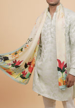 Load image into Gallery viewer, Watercolor Dreams Men Silk Stole
