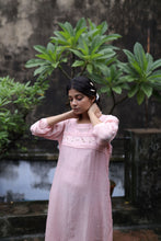 Load image into Gallery viewer, Baby pink Chanderi Dress
