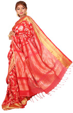 Load image into Gallery viewer, Vaidehi- Linen Benarasi Saree (Red)

