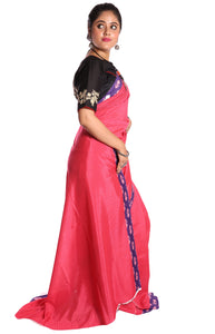 Munnar Semi Silk Saree-Pink