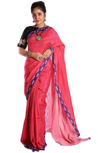 Munnar Semi Silk Saree-Pink