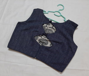 Dusty Sleeveless Blouse - Dark Ash