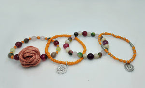 The Flora Orange Bracelet