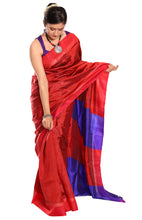Load image into Gallery viewer, The Exquisite Pure Silk Red Saree
