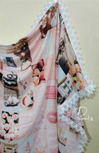 Load image into Gallery viewer, Peach Love Printed Quirky Saree
