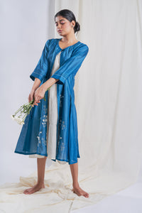 Blue lotus challa jacket dress