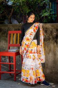 Batul - Printed Cotton Saree