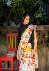 Batul - Printed Cotton Saree