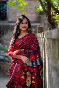 Revival Baluchari - Black