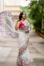 Load image into Gallery viewer, Pure organza with embroidery
