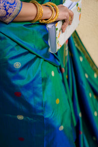 Revival Baluchari - Blue